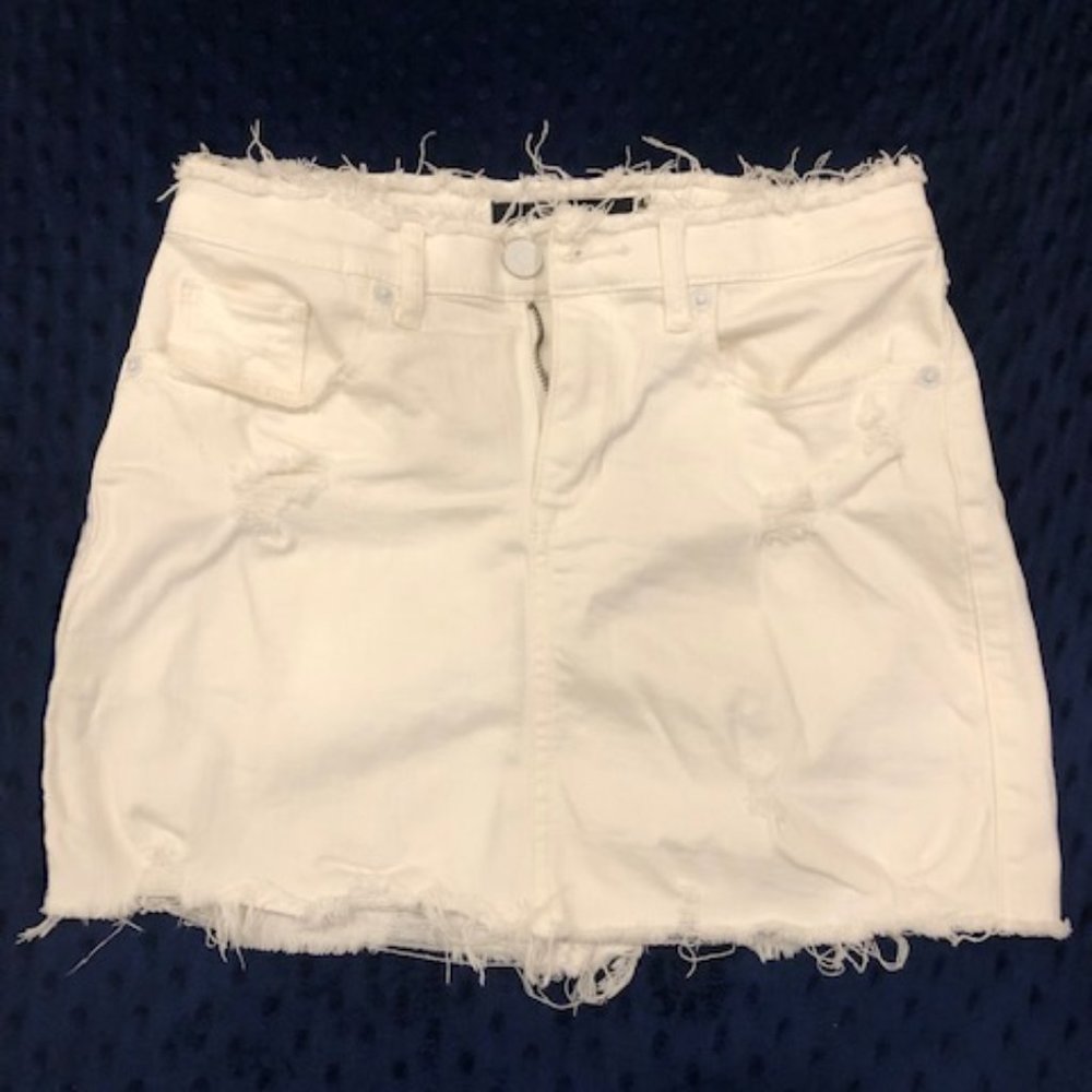 Express white mini skirt size 0